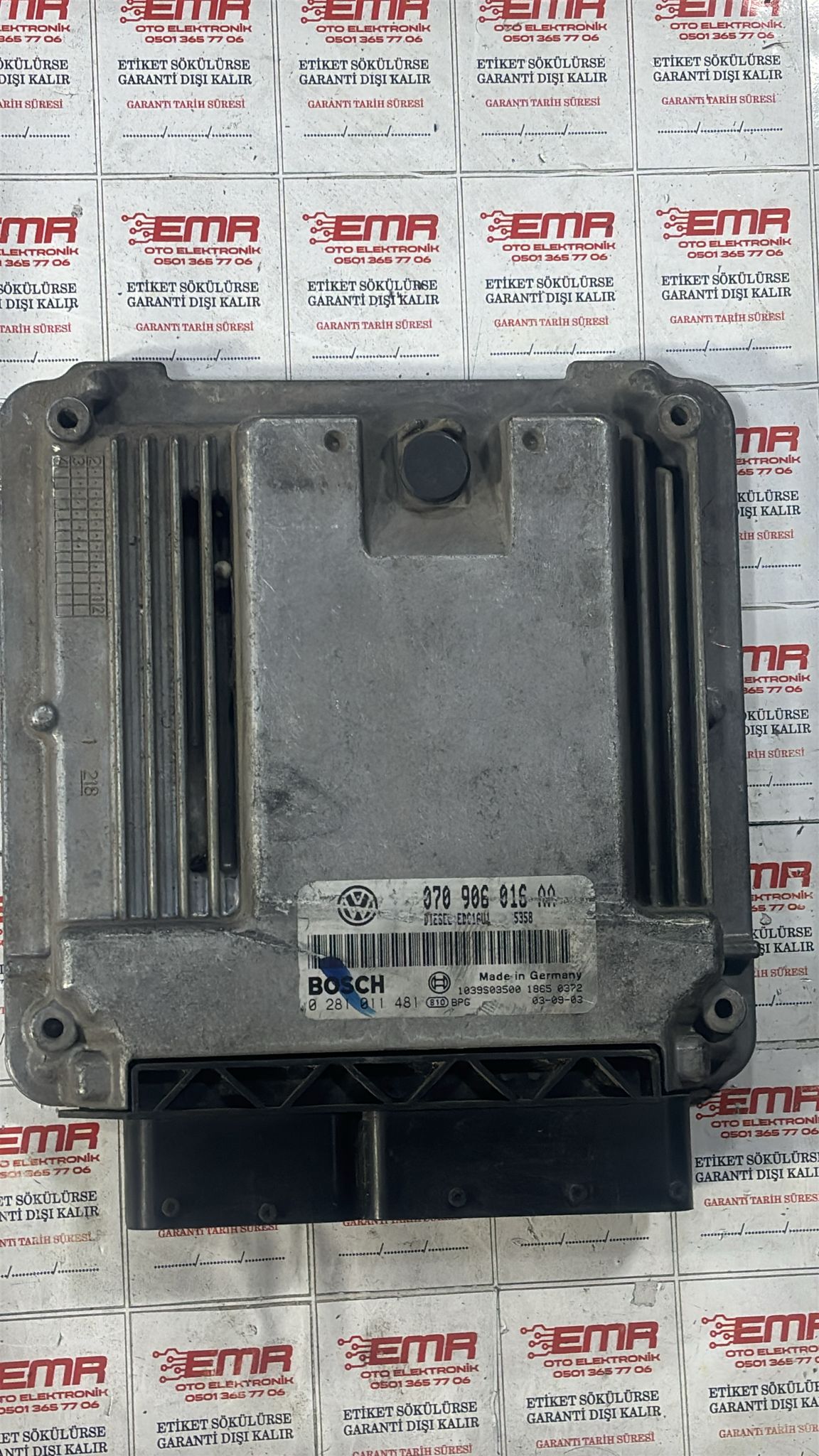 VOLKSWAGEN TOUAREG 5.0 TDİ MOTOR BEYNİ 0 281 011 481